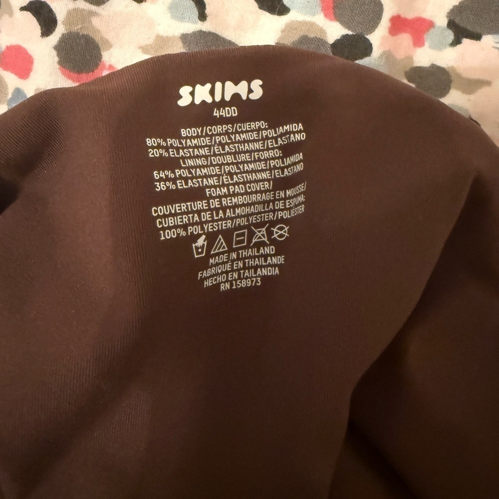 Skims Fits Everybody Full Coverage Back Smoother Bra, Clay 44DD NWT - Picture 6 of 7